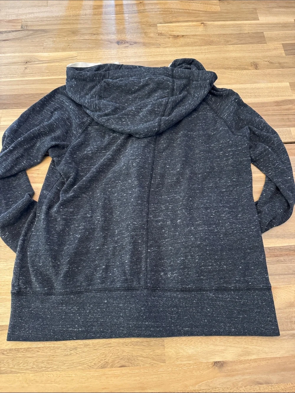 Nike Women’s Lightweight Black Speckled Full-Zip Hoodie - Size M